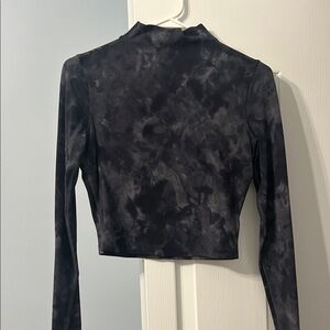 lululemon athletica Charcoal Tie-Dye Long Sleeve Top